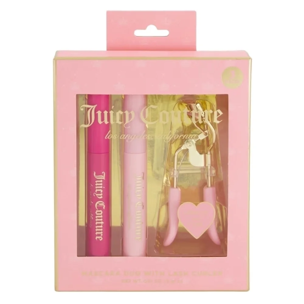 🩷🔹️Juicy Couture Mascara Duo And Lash Curler Intense Volume Luscious Lashes
